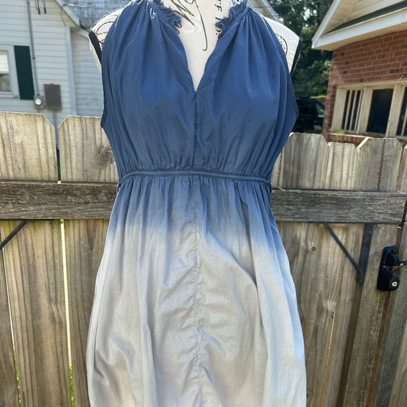 Converse One Star Blue Ombré 100% Cotton Dress Small - Picture 9 of 12